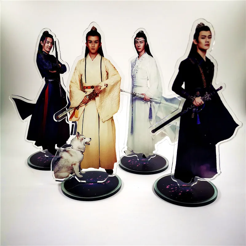 Grandmaster of Demonic Cultivation брелок untamed Lan Wangji Wei Wuxian акриловое кольцо для ключей mo dao zu shi брелок llaveros