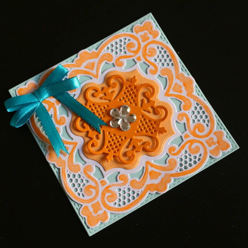 YLCD1249 открытка с изображениями цветов металлические режущие штампы для трафареты