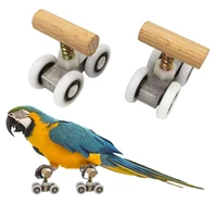 parrot roller skates parrots toy educational exercise bird games parrot ice skates birds accessories