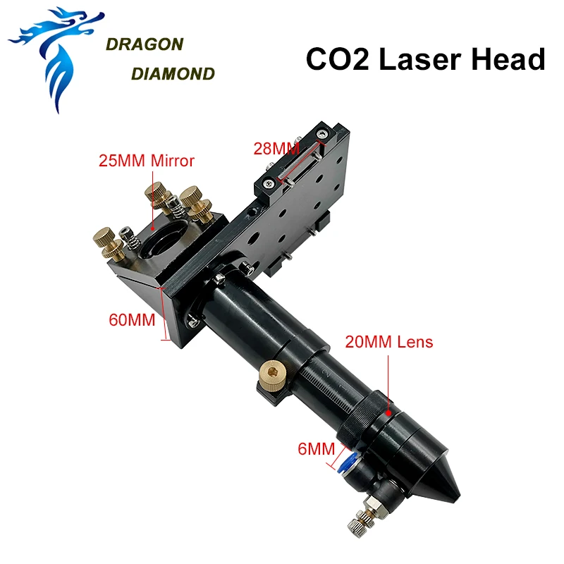 Набор лазерных головок C + 3 зеркала 25 мм 1 шт. линз D20mm FL 50 8 63 5 101 6 2 ɲ 5' 4 дюйма для