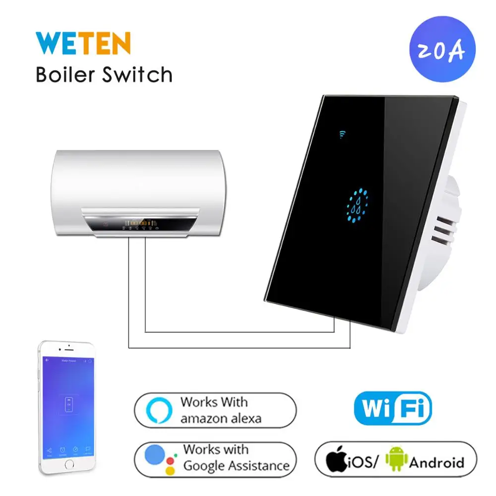 Переключатель для водонагревателя eWeLink умный переключатель с Wi Fi европейская и