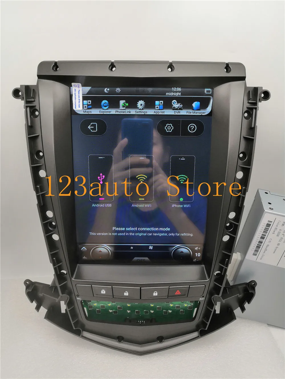 10,4 ''Tesla стиль Android 8,1 автомобильный DVD gps плеер Радио Навигация для Cadillac SRX 2009 2010 2011 2012 PX6 CARPLAY ips стерео