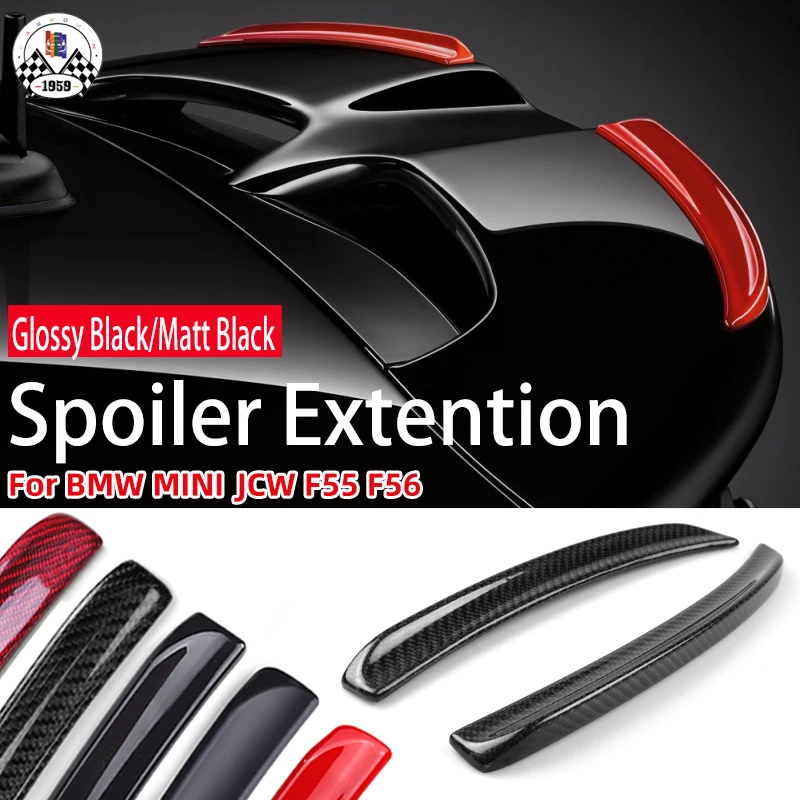 Новый УФ защита стиль черный цвет JCW спойлер расширитель для mini cooper F56 F55 (2