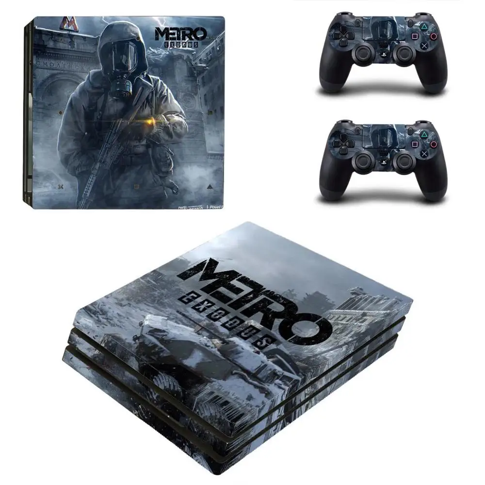 Metro Exodus PS4 Pro стикер s PS 4 Play станция Кожа Стикеры для playstation консоль и