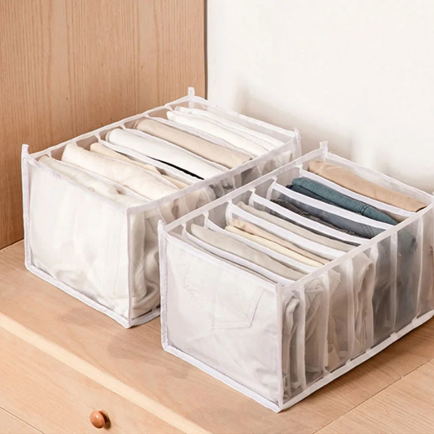 

Dormitory Jeans Compartment Storage Organizer Closet Storage Drawers Underwear Box Drawer Separator Clothes Locker Folding Boxes