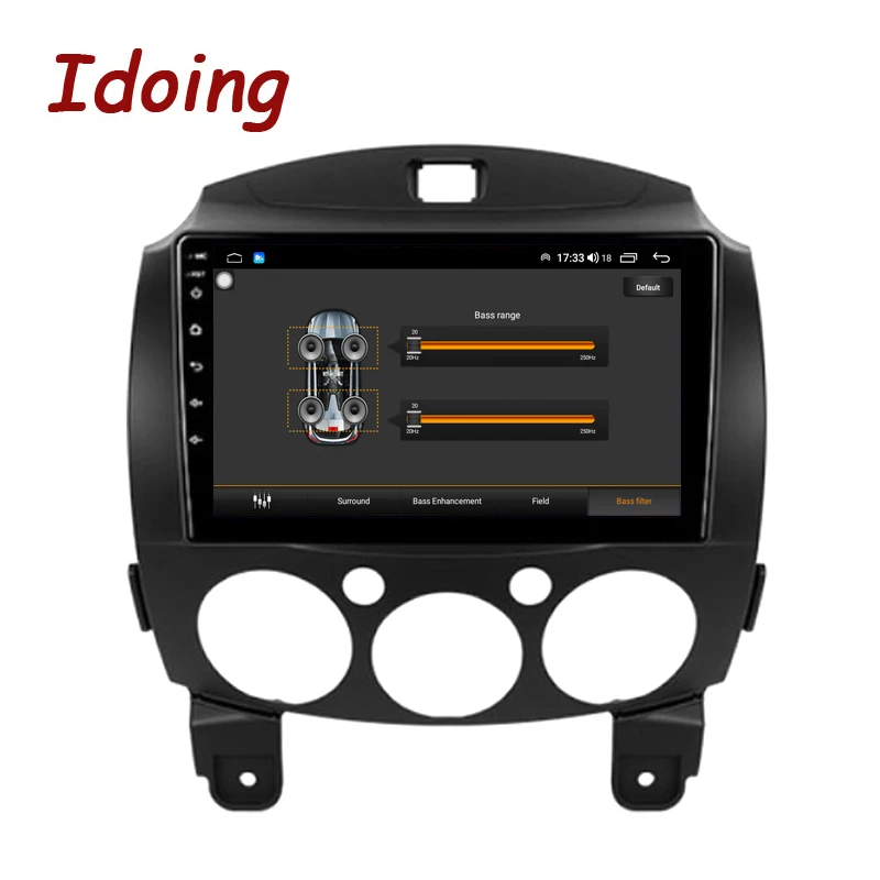 

Idoing 9"4G+64G Android Car Radio Audio Multimedia GPS Navigation Player For Mazda 2 DE 2007-2014 QLED Head Unit Plug And Play