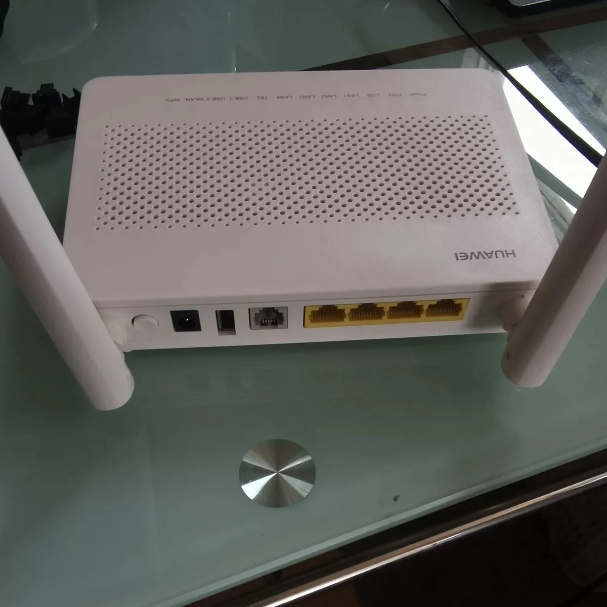 

8 шт., Wifi-роутер-модем EG8141A5 GPON ONU ONT FTTH 5dBi, английское программное обеспечение 1GE + 3FE + 1TEL + USB + WIFI
