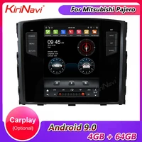 kirinavi 10 4 1 din android 9 0 car radio for mitsubishi pajero car dvd multimedia player gps navigation 2007 wifi 4g