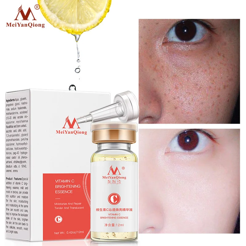 

MeiYanQiong VC Serum Hyaluronic Acid Face Cream Snail Remover Freckle Speckle Fade Dark Spots Anti-Aging Whitening Skin Care