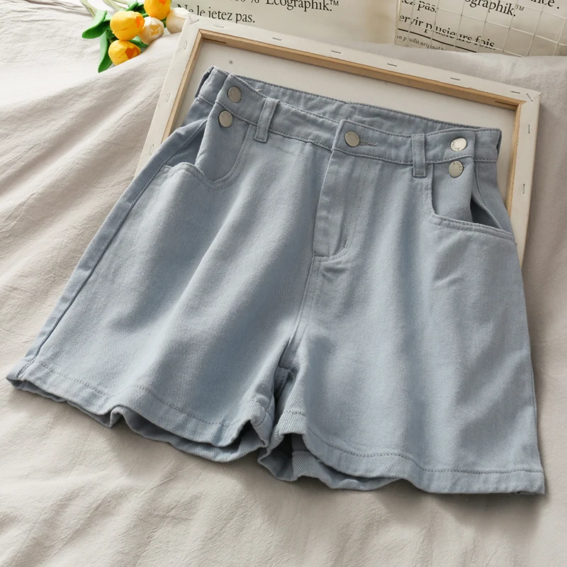 Шорты женские простые классические Элегантные Короткие штаны в Корейском стиле
