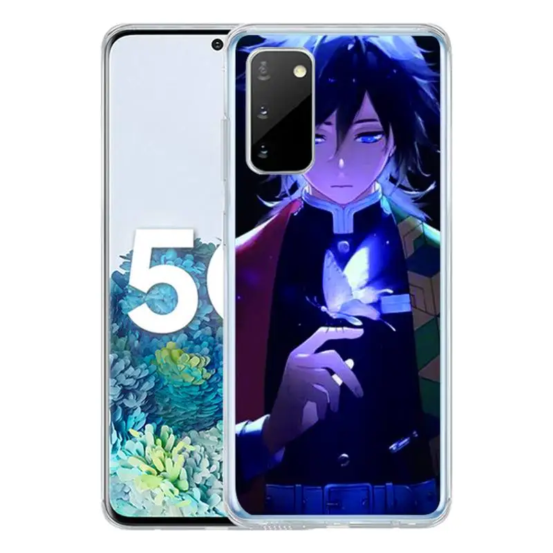 

Demon Slayer Phone Case For Samsung S10 S10lite 2019 S9 S9plus S8 S7 transparent cases