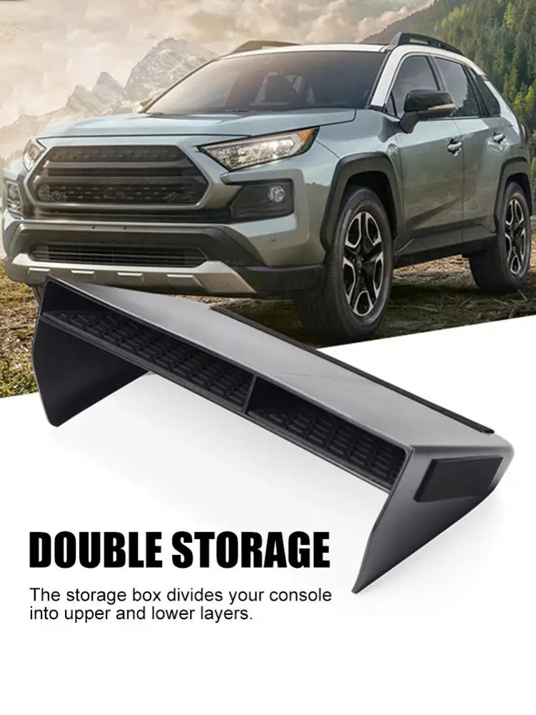 

Car Storage Box for RAV4 Central Console Control Gear Storage Box Organizer 2020-2021 Plastic Car Stowing Tidying