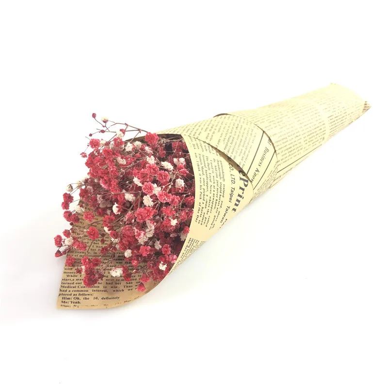 

DIY Gift Mini Bouquet For Father's Day Plantas Artificiales Flores Decorativas Dried Babys Breath Natural Gypsophila Home Decor