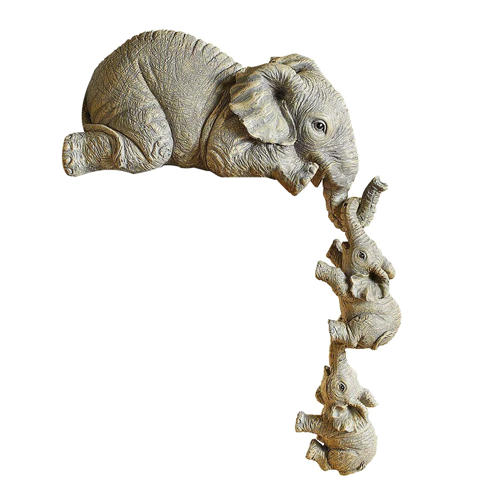 

Everyday Collection Lucky Elephant Figurines Set Of 3 Elephant Ornament Ornaments Home Decor Tabletop Decoration Souvenir Crafts