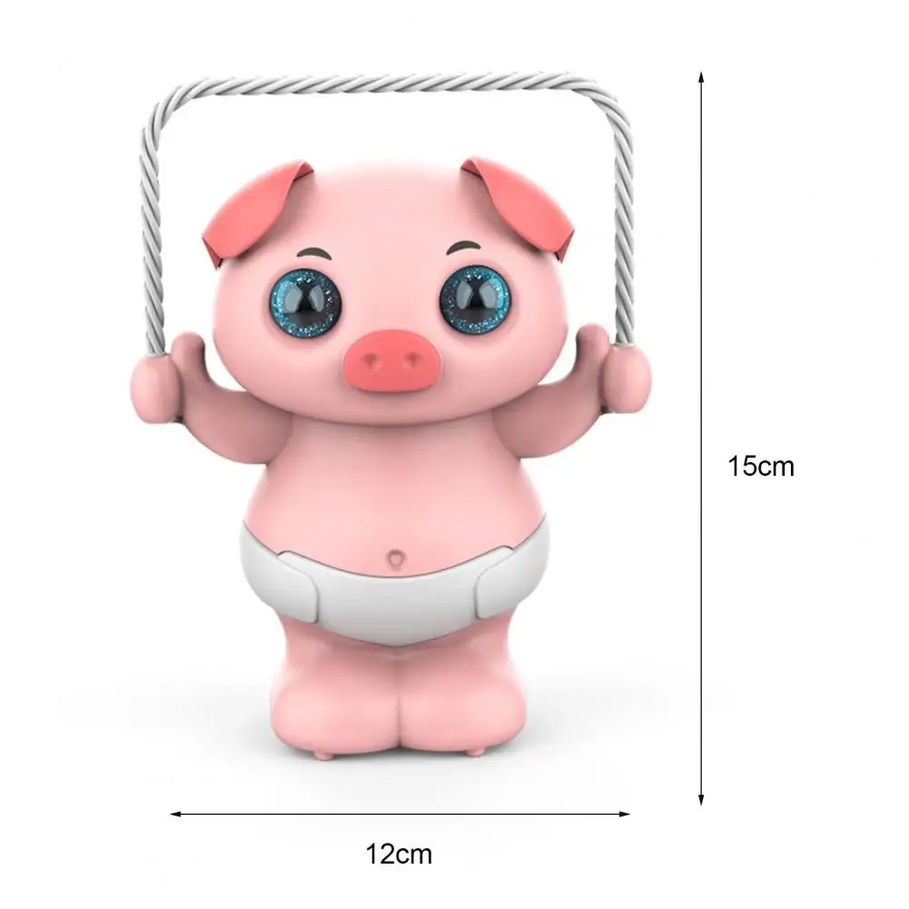 

Cute Music Light Skipping Dance Claping Hands Cartoon Voice Control Electric Puppy Pig Kids Toy Gift