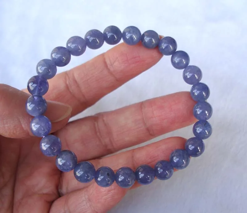 Бесплатная доставка натуральный циркониевый круглый 8 мм браслет с бусинами