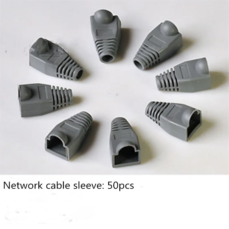 Защитный рукав для сетевого кабеля RJ45 сетевые разъемы CAT6 CAT5e светильник серый 50
