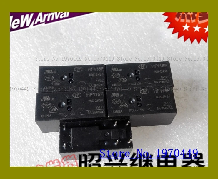

HF115F-005-2HS4 JQX-115F 8A/5VDC