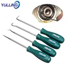 Набор отверток YULLING, 4 шт., 135 мм, для автомобиля, масляного уплотнения, уплотнительное кольцо, съемник Съемник прокладок, крючки, инструменты для ремонта автомобиля
