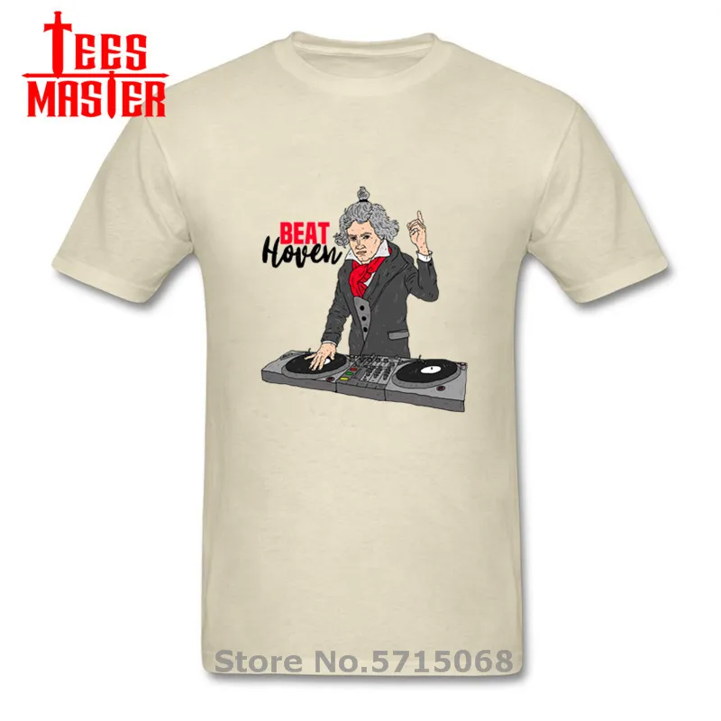 Забавная футболка с изображением людей Ван Бетховен карикатура DJ биховен