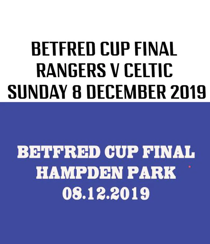 Pu Материал 2019 Кубок шотландской лиги финальный матч детали Betfred Дата футбольная