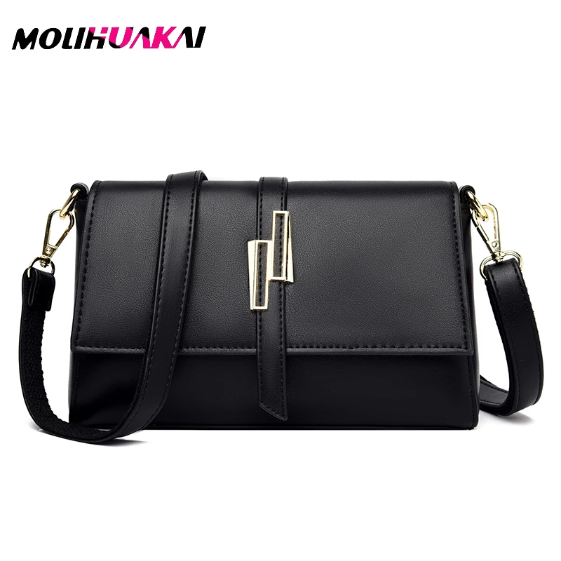 

2021 New Summer Fashion Simple Shoulder Bag Ladies Famous Brand Handbag Luxury Designer Casual Bags Flip Messenger Bag