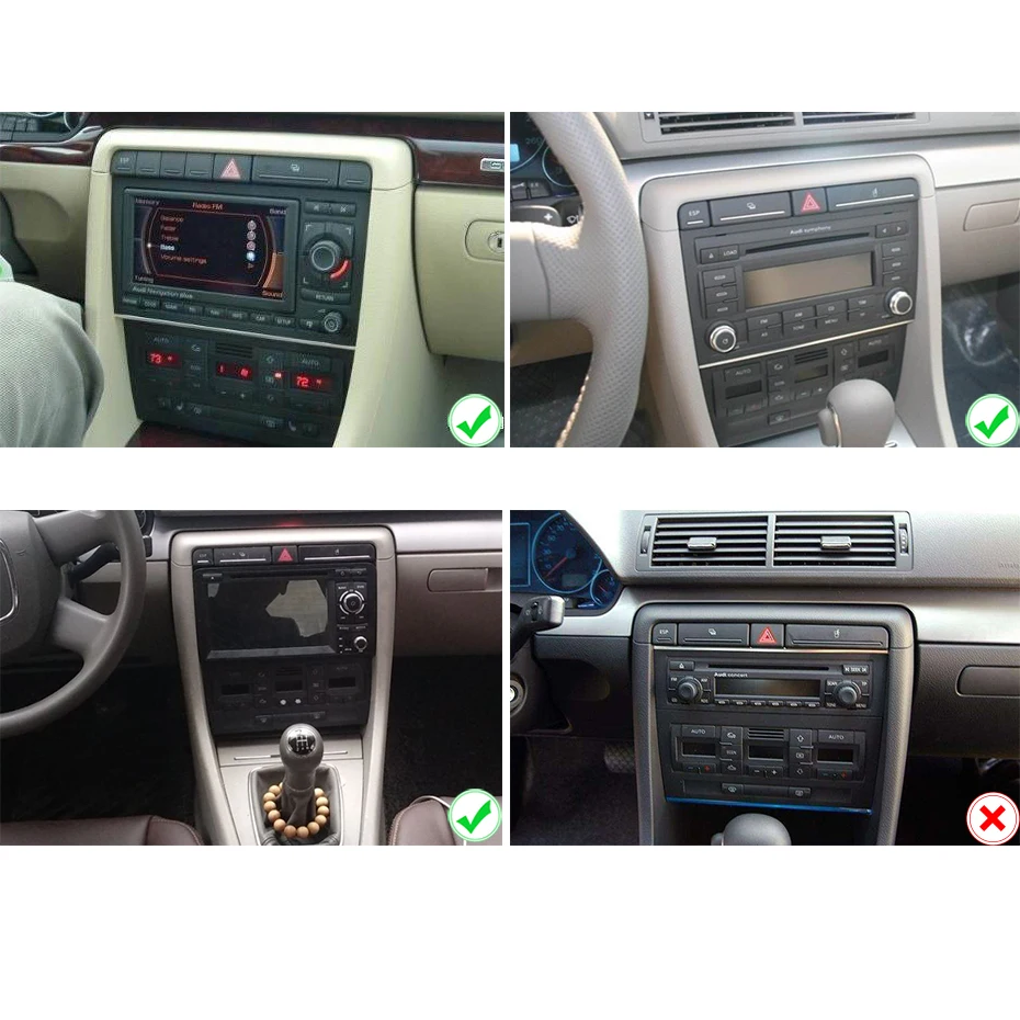 

For AUDI A4 2004-2007 Car radio player Android 10 64GB Carplay GPS Navigation Auto Audio Head Unit DSP Multimedia Player Radio