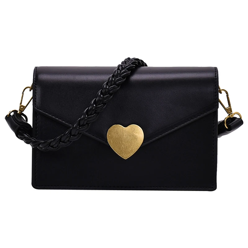

Female Elegant Square Crossbody Bag 2020 Fashion New Quality Pu Leather Women's Designer Handbag Weave Shoulder Messenger Bag