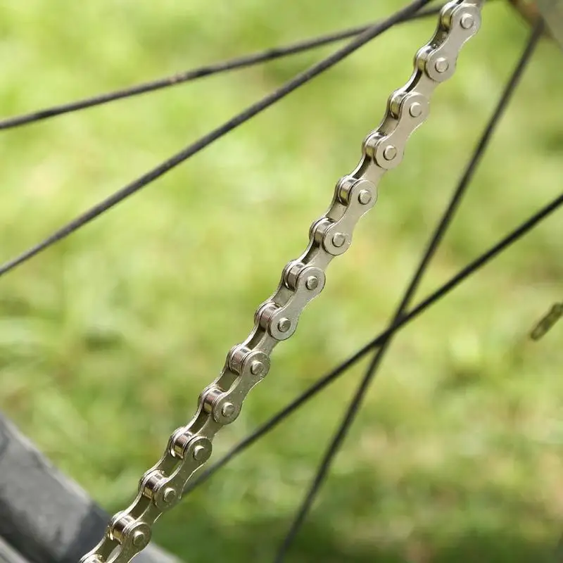 Сталь 98 звеньев MTB велосипедная цепь односкоростная прочная велосипедная цепь для велоспорта MTB Горный шоссейный велосипед велосипедные части анти-ржавчина