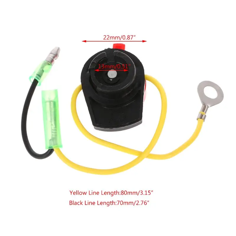 

Engine Power Stop On Off Kill Switch Control for honda GX110 GX120 GX160 GX200 GX240