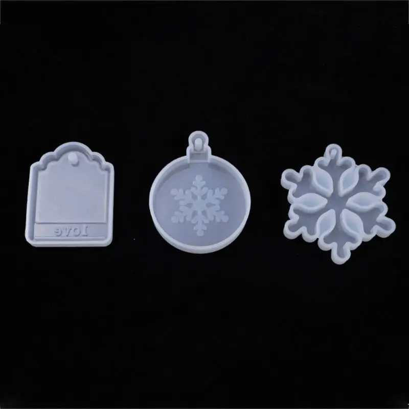 

Christmas decoration christmas tree snowflakes silicone mold DIY Crafts Jewelry 667E