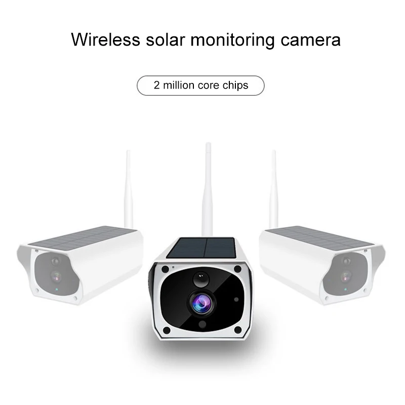 Новая горячая беспроводная Солнечная уличная WiFi ip камера 1080P HD безопасности