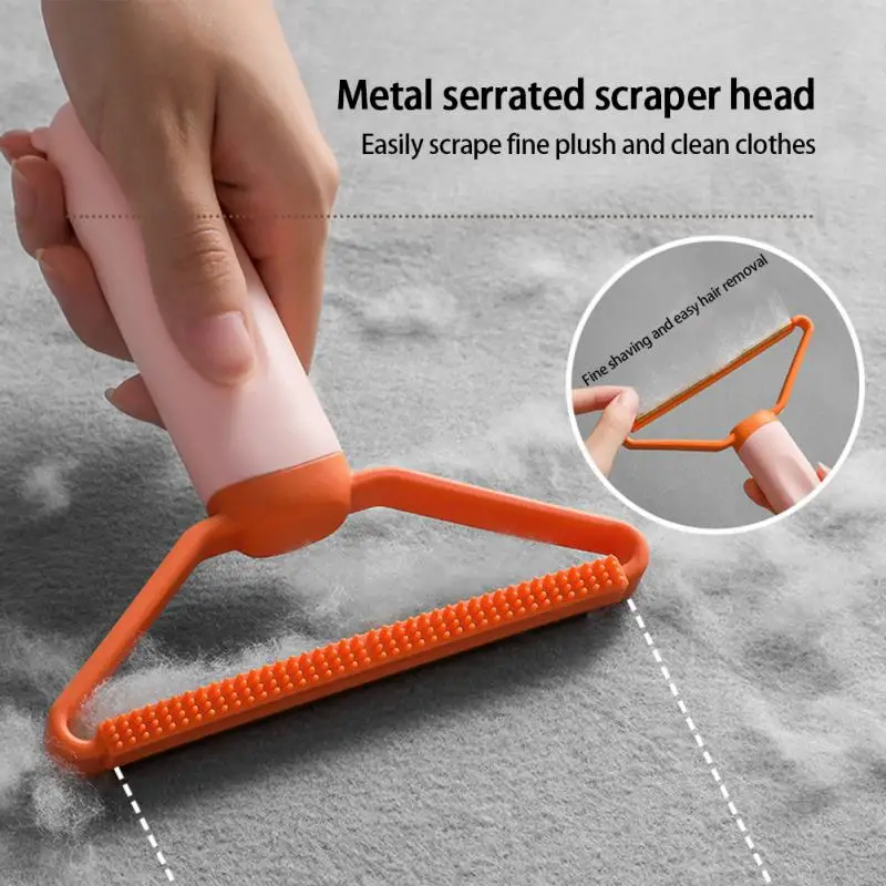 

Portable Manual Clothes Lint Remover Fuzz Fabric Shaver Brush Tool Coat Double Sided Hair Removal Ball Woven Coat Sweater brush