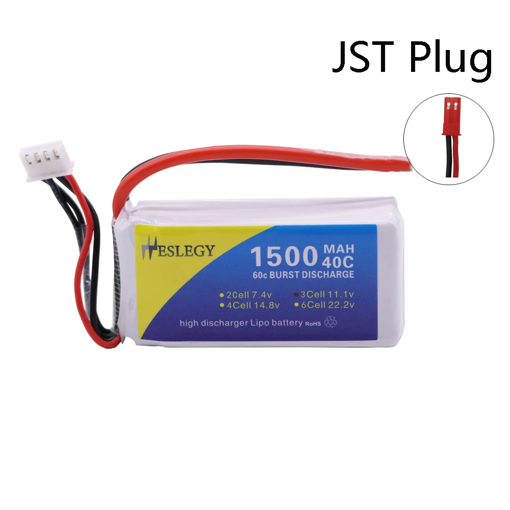 Аккумуляторная батарея LiPo T/XT60/JST 11 1 В 1500 мА · ч для Rc автомобили вертолет детали