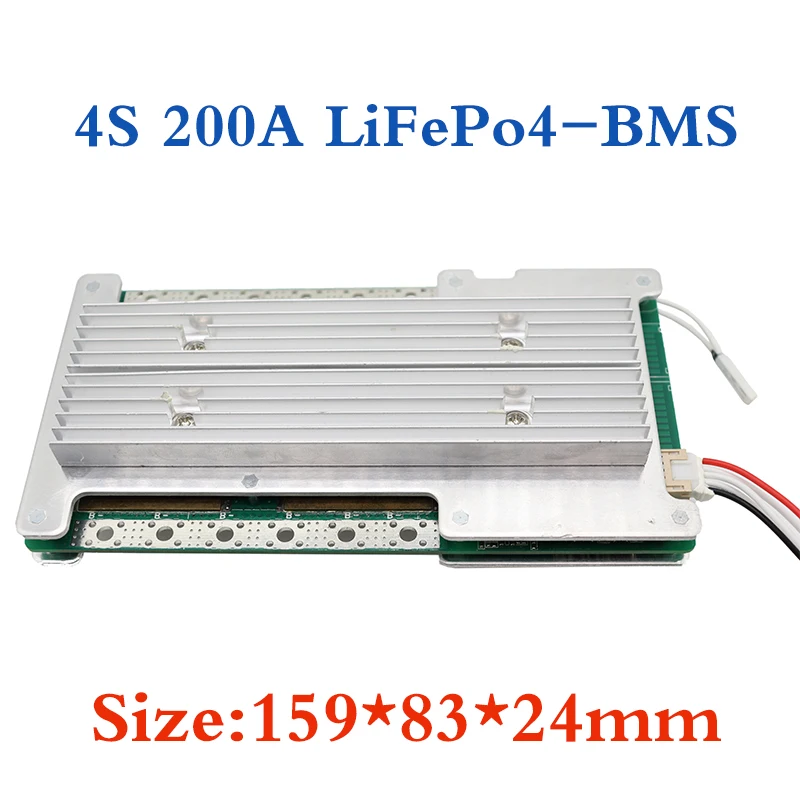 

3.2V 4S 60A 100A 200A LiFePO4 lithium battery balance protection board BMS 12.8V high current UPS inverter energy storage