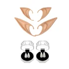 Креативный и прочный реквизит для Хэллоуина, 8 шт., костюм, мяч, эльфийские уши, Зубы вампира