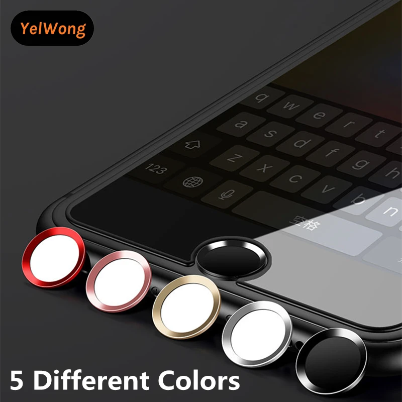 Yelwong наклейка на кнопку "домой" для iPhone 8 7 6 s чувствительный чехол домашнего
