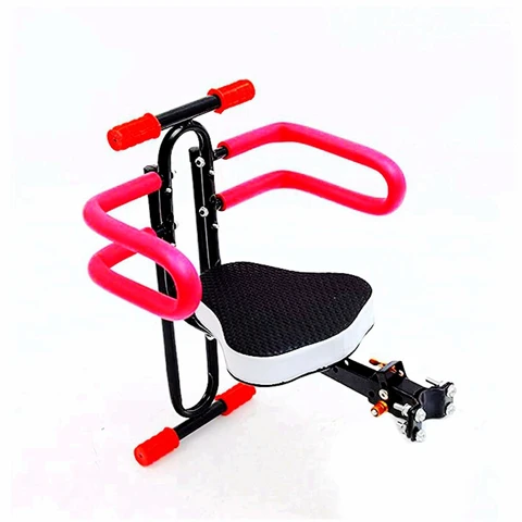 Электрическое седло для велосипеда, детское безопасное сиденье, быстросъемное сиденье с подлокотником и педалью, безопасная и стабильная съемная ручка