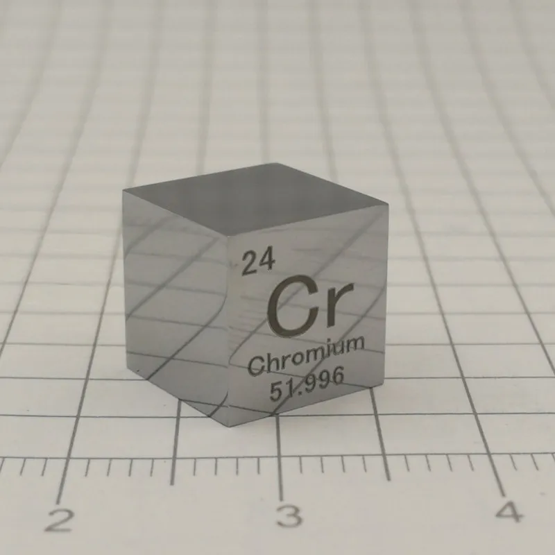10 мм Cr Cube 99.7% Хромовая Таблица элементов куб ручной работы научный