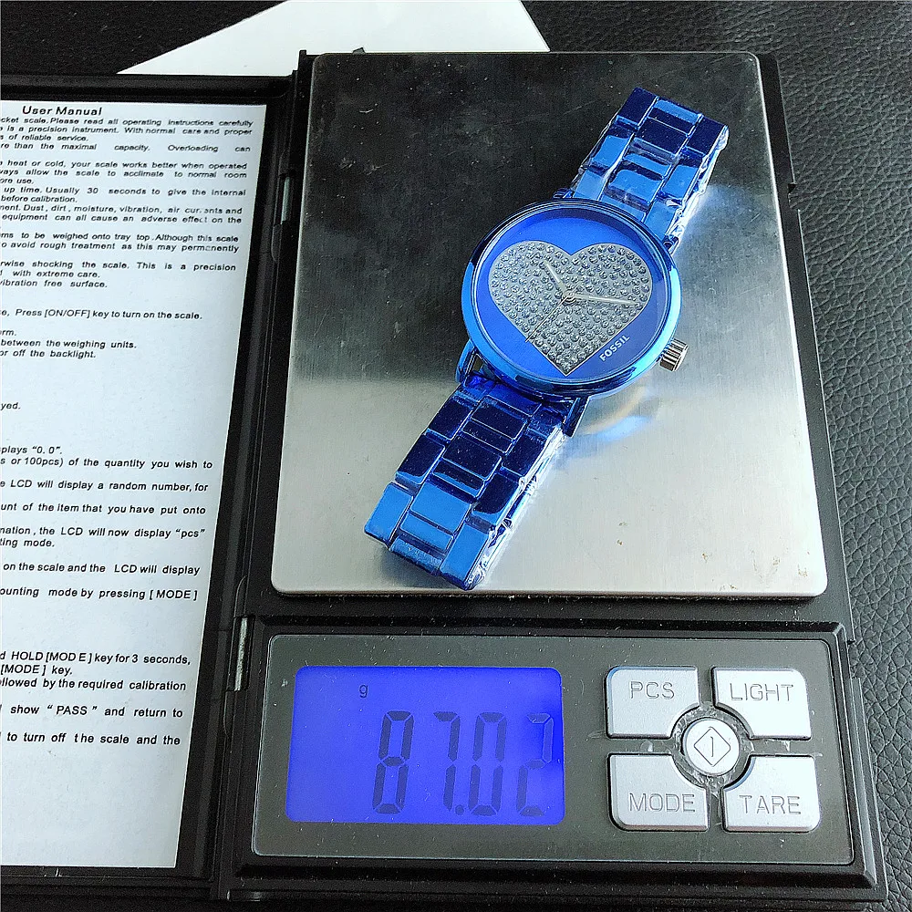 

Fossil- Quartz Wrist Dress Women Watches Silver Bracelet Ladies Watch Stainless Steel Clock Casual Watch