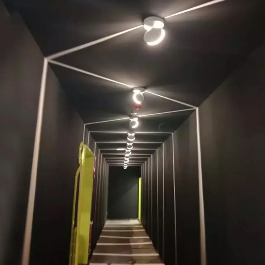 Thrisdar 10 Вт RGB Креативный светодиодный настенный светильник с дистанционным