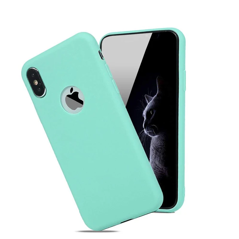 Модный мягкий силиконовый чехол для iPhone 5 5S SE X 10 десять 8 7 6 6S Plus 8Plus гибкий гелевый