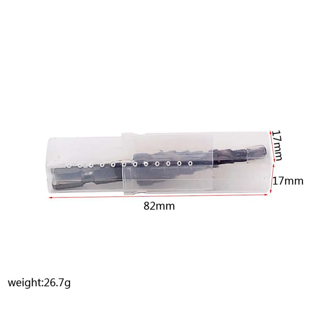 

Mounchain Guitar Repairing Tool Nickel Color Twist Drill Bit 4-12mm High Speed Steel