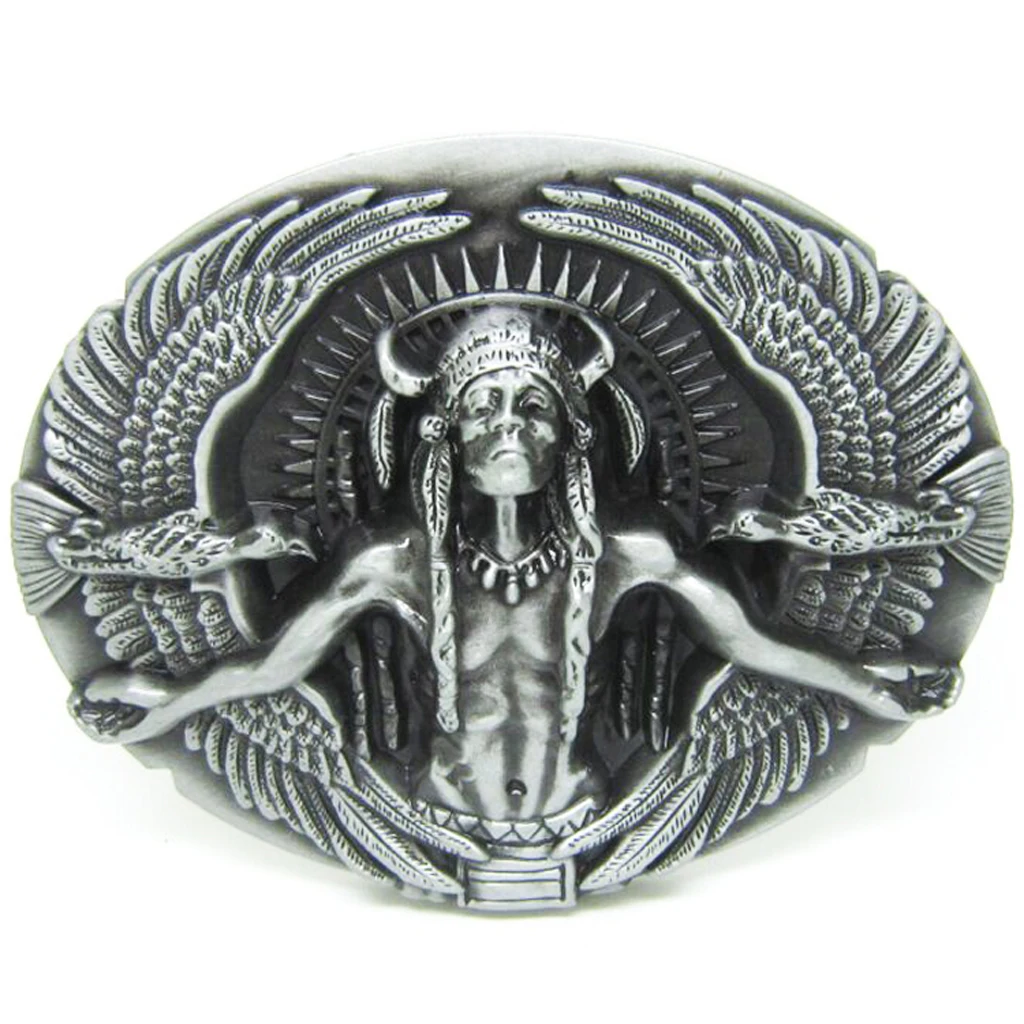 

Male Belt Buckle Chief Eagle Shape Native Style Accessories