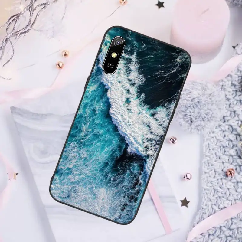 

Waves big sea landscape Phone Case For Xiaomi Redmi note 7 8 9 pro 8T 9A 9S Mi Note 10 Lite pro