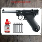 Металлический оловянный плакат с люжером Umarex Legends p. 08 .177, пневматический пистолет, плакат для бара, паба, клуба, кафе, домашняя тарелка для украшения стен, Искусство 20x30 см