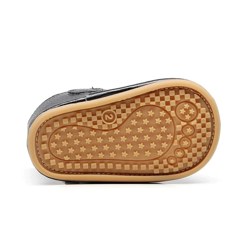 

Baby Shoes T-shaped Hollow Breathable Rubber-soled PU Leather First Walkers
