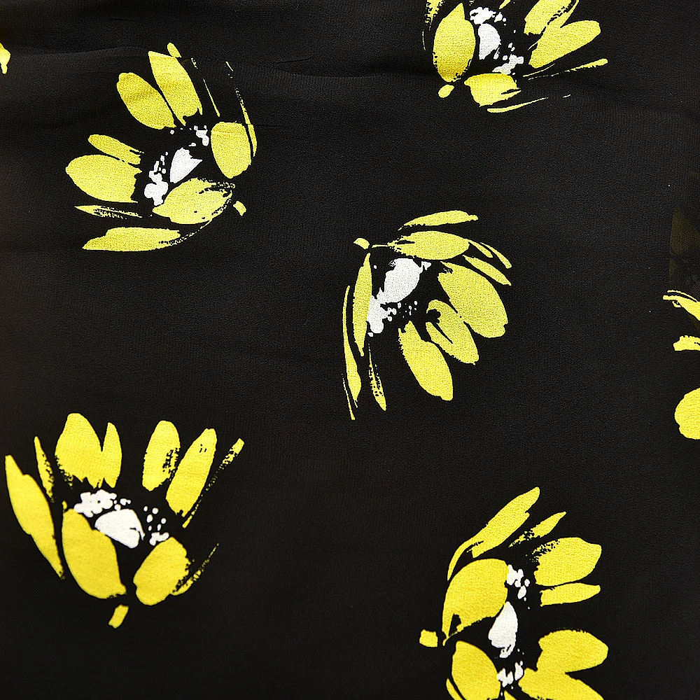 

Women Dress 2021 Spring and Summer New Ladies V-neck Printed Single-breasted Dress