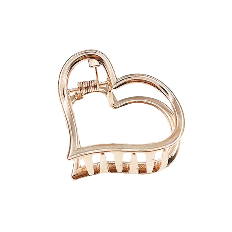 M MISM изысканный женский золотой серебряный металлический коготь для волос с