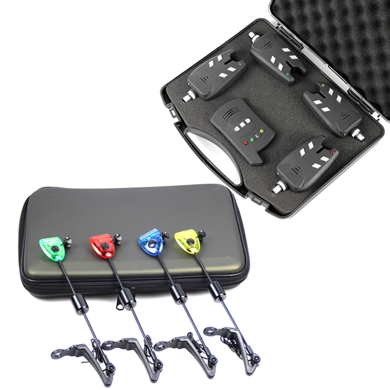 Светодиодный держатель для удочки алюминиевый ловли карпа сигнализация укуса